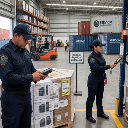 Personal capacitado de SERVIOM en operación